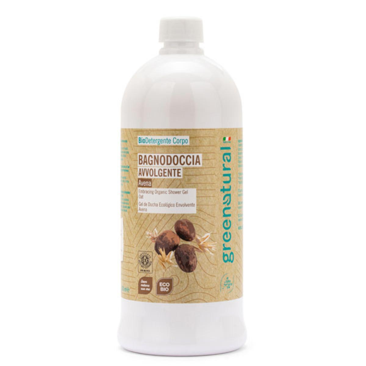 Gel doccia delicato avena e karité Greenatural 1 L