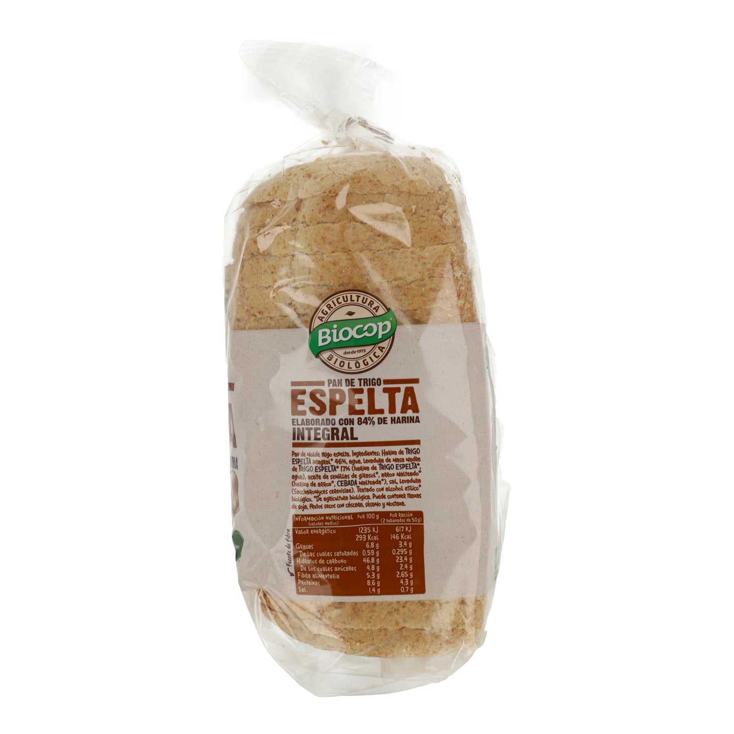 Pane integrale di farro biologico Biocop 400 g