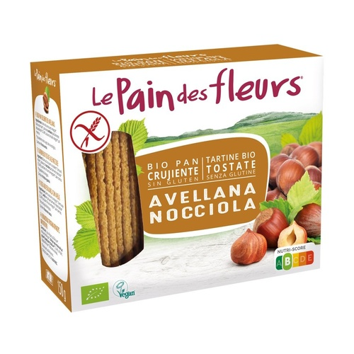 Knusprige glutenfreie Haselnuss-Toasts Le Pain des Fleurs 150 g