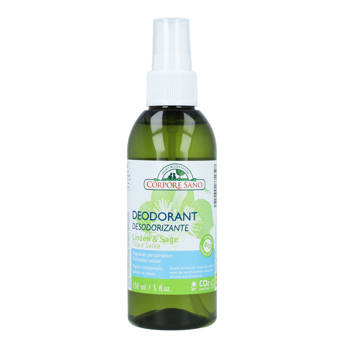 Confezione da 2 deodoranti al tiglio e salvia Corpore Sano 150 ml