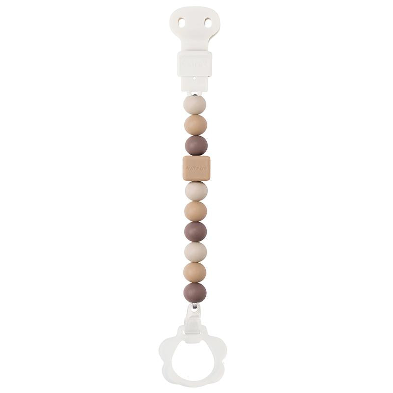 Fopspeenclip  (met fopspeenclip) Doukidou Blauw-Wit