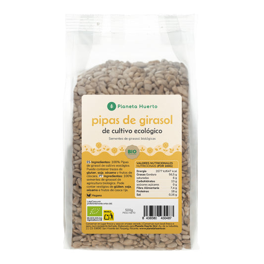 Graines de tournesol décortiquées ECO Planeta Huerto 500 g