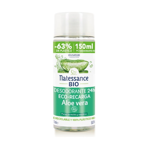 Eco - Ricarica Deodorante Aloe Vera Natessance 150 ml
