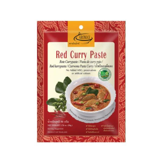 Pasta de Curry, Roja Aromax 50 g