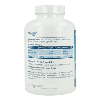 Pack of 2x NuaDHA 1000 Laboratorios Nua 132 capsules
