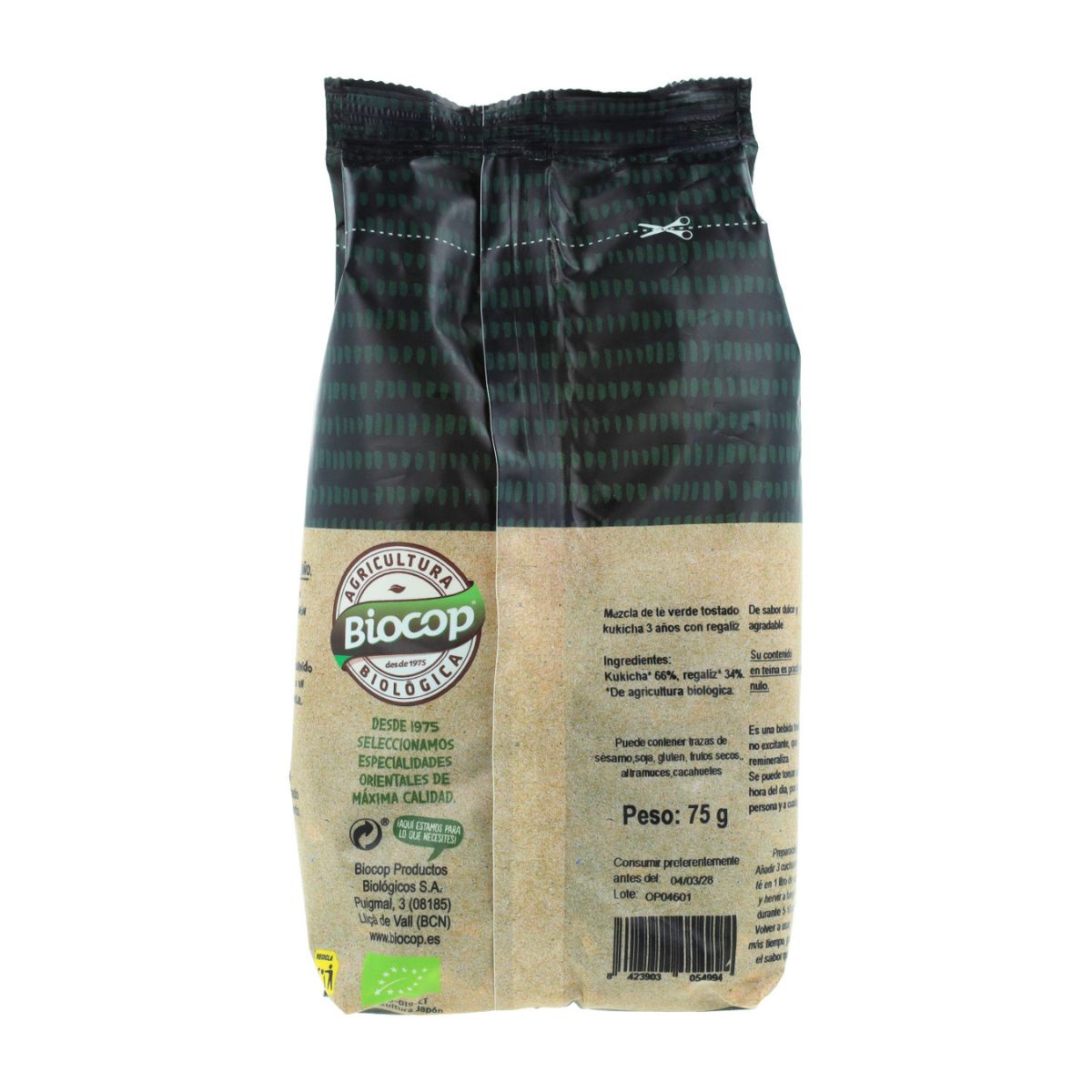 Kukicha-thee van 3 jaar oud met zoethout Biocop 75 g