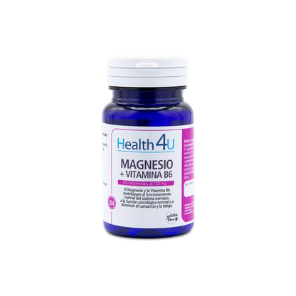 H4U Magnesium + vitamine B6 60 tabletten van 500 mg