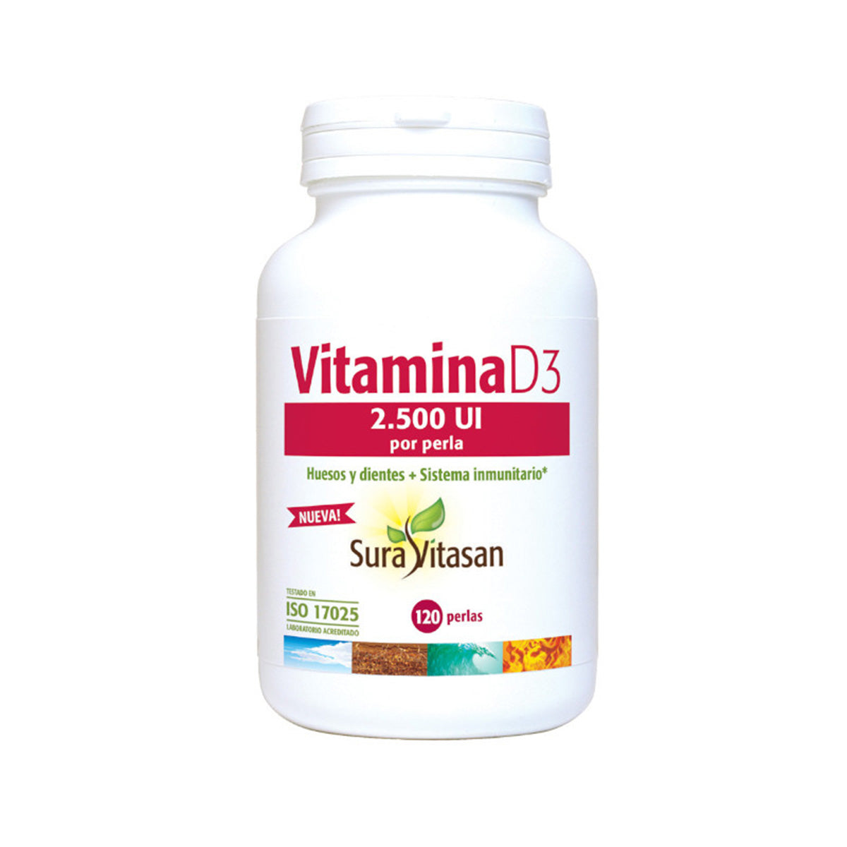 Vitamina D3 2.500 UI, Sura Vitasan, 120 capsule