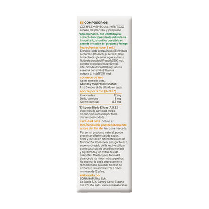 3-pack Composor 8 Siglo XXI Echina Soria Natural, 50 ml