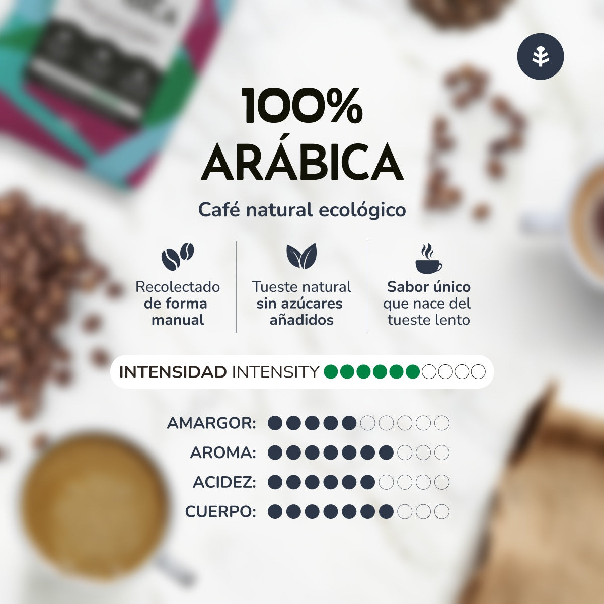 100% Arabica Planet Orchard Eco malet kaffe 250 g
