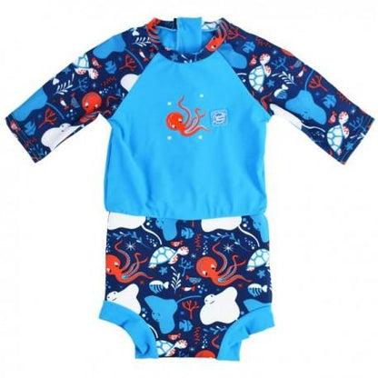 Happy Nappy Combinaison solaire Under the Sea Splash about Happy Nappy Combinaison solaire Under the Sea M
