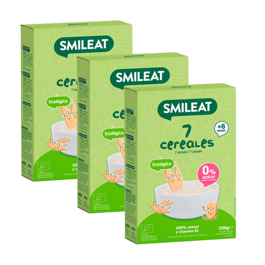 ERBJUDANDE 3x 7-kornsgröt Eco Smileat 200 g