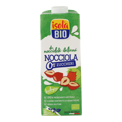 Biologische hazelnootdrank Isola Bio 1 L
