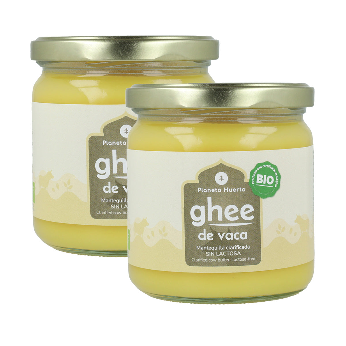 Confezione 2x Burro chiarificato Ghee ECO Planet Orchard 350 gr
