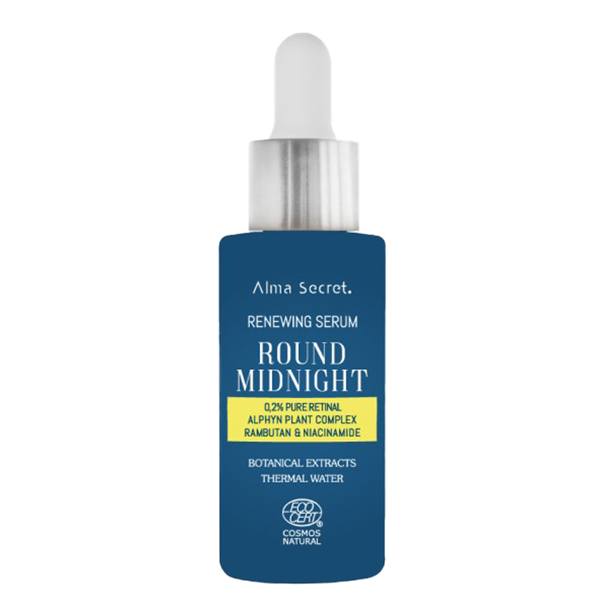 Round Midnight Serum met 0,2% puur retinoïde en niacinamide, Alma Secret, 30 ml