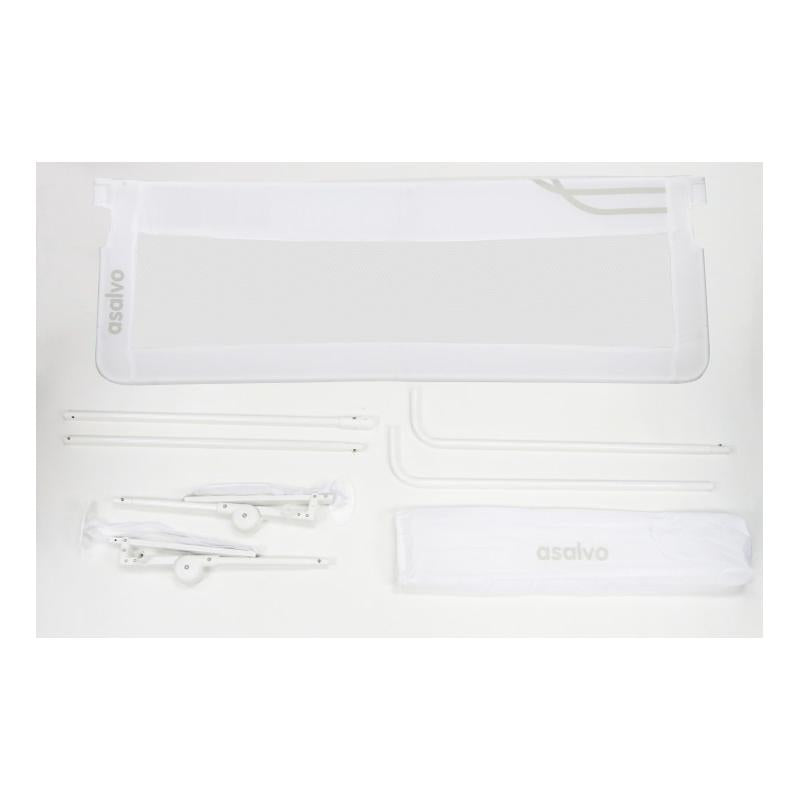 Asalvo Beige 2-in-1 bed barrier