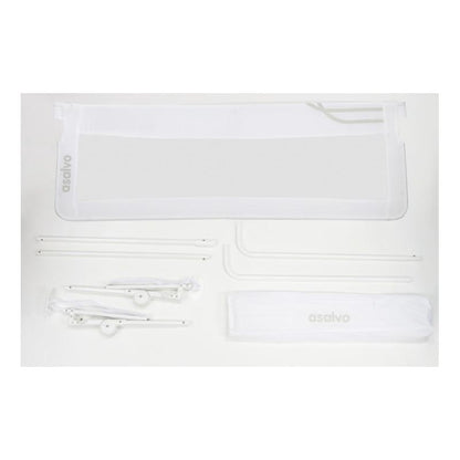 Asalvo Beige 2-in-1 bed barrier