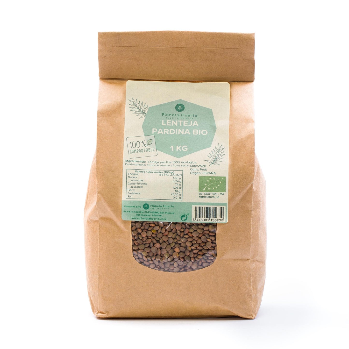 Lenticchie Pardina ECO Planeta Huerto 1kg