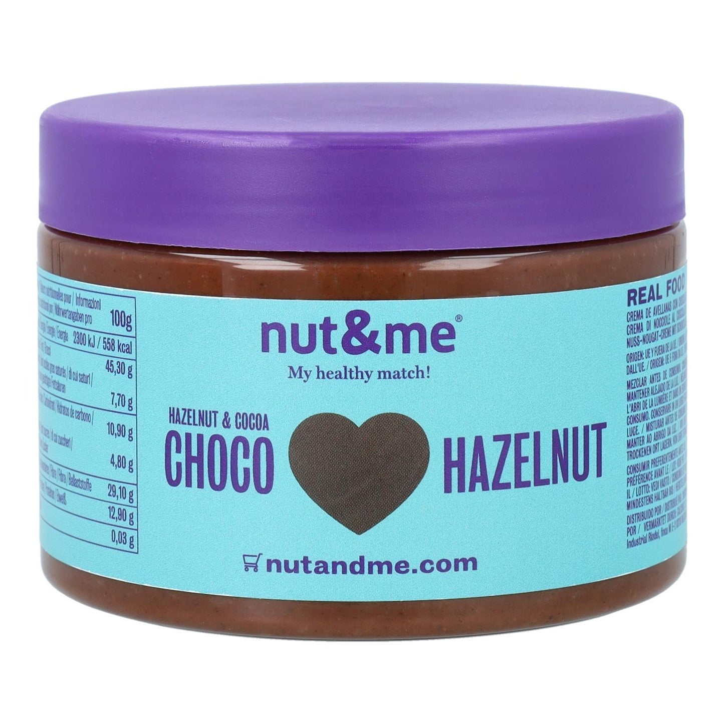 Crema al cacao e nocciole Nut&me 250 g