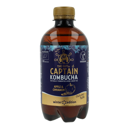 Captain Kombucha Apple & Cinnamon "Vinterutgåva" 400 ml