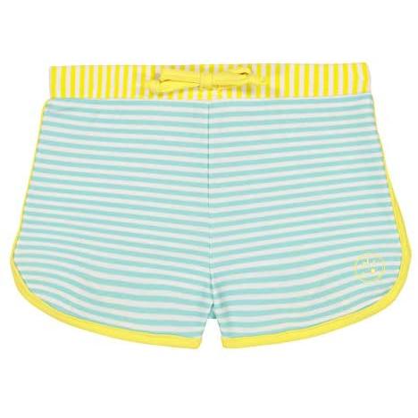 UV-protective striped swim shorts, 12 months