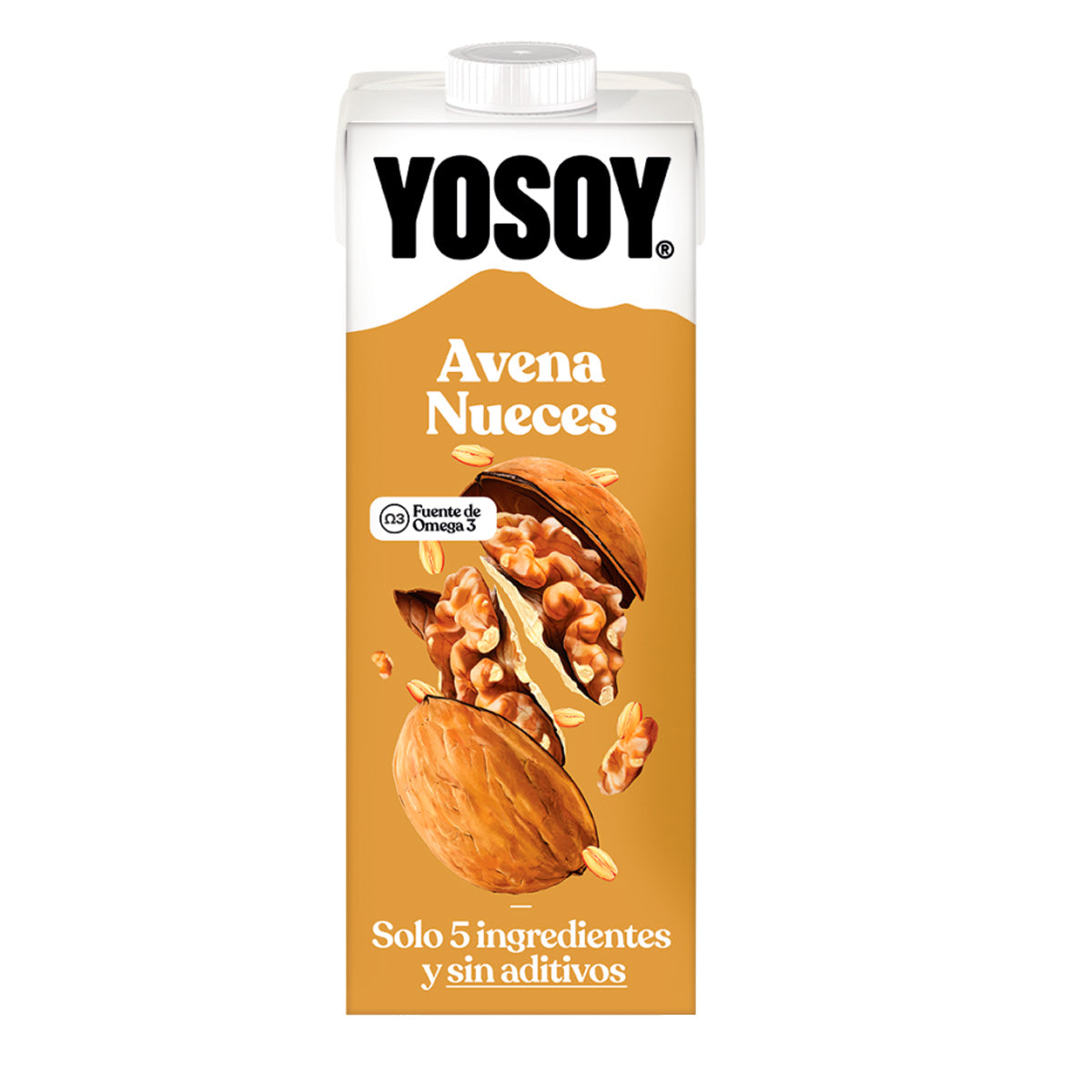 Pack of 6 YOSOY Oat and Walnut Drinks 1L