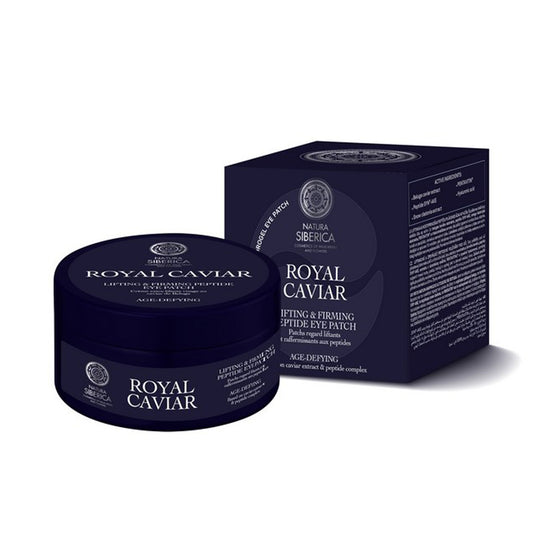 Patchs raffermissants pour le contour des yeux Royal caviar, Natura siberica, 60 unités