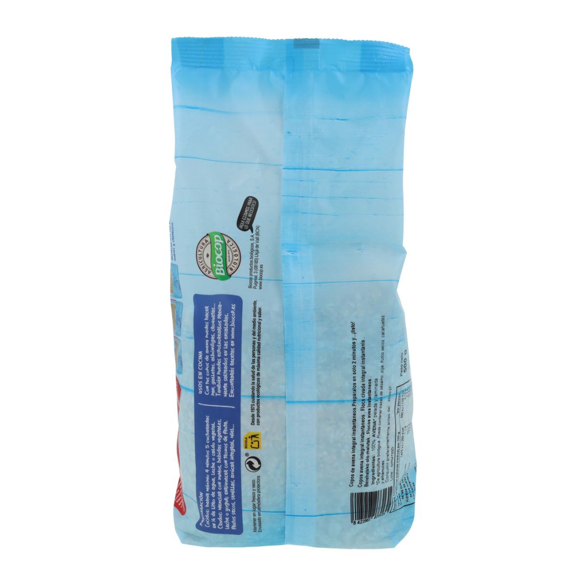Fiocchi d'avena integrali istantanei Biocop 500 g