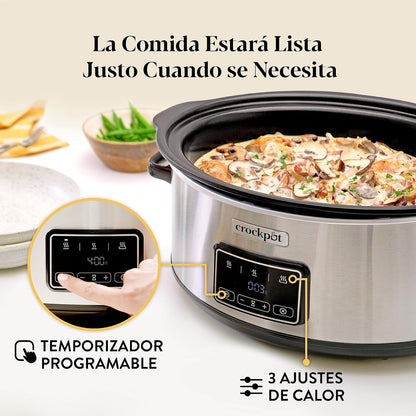Crockpot Digitaler Slow Cooker Sizzle & Stew 6,5 l CSC112X