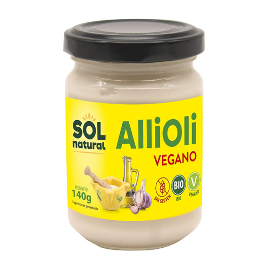 Alioli Vegano Sin gluten Bio Sol Natural 140 g