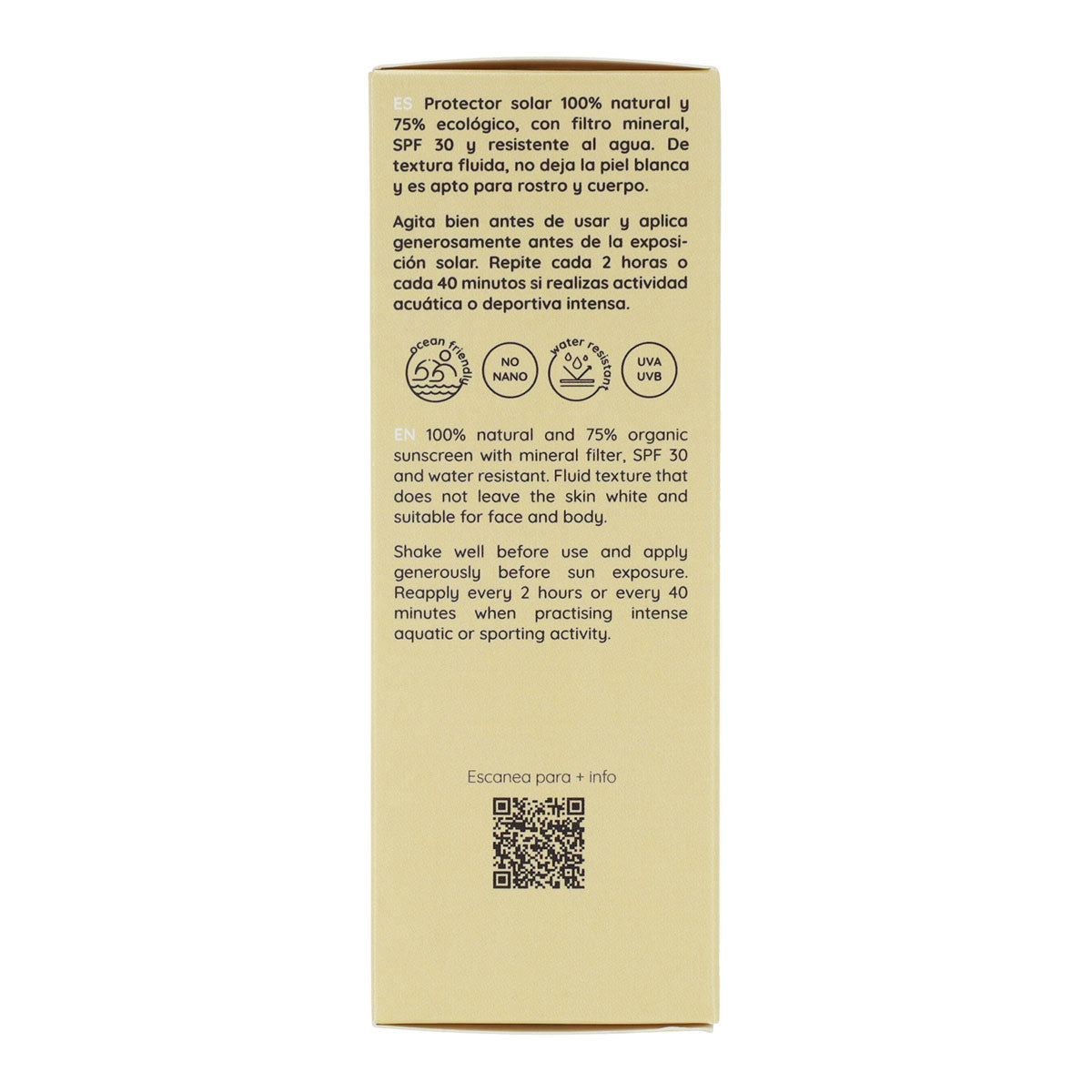 Płynny filtr przeciwsłoneczny 30 SPF BIO Matarrania 100 ml