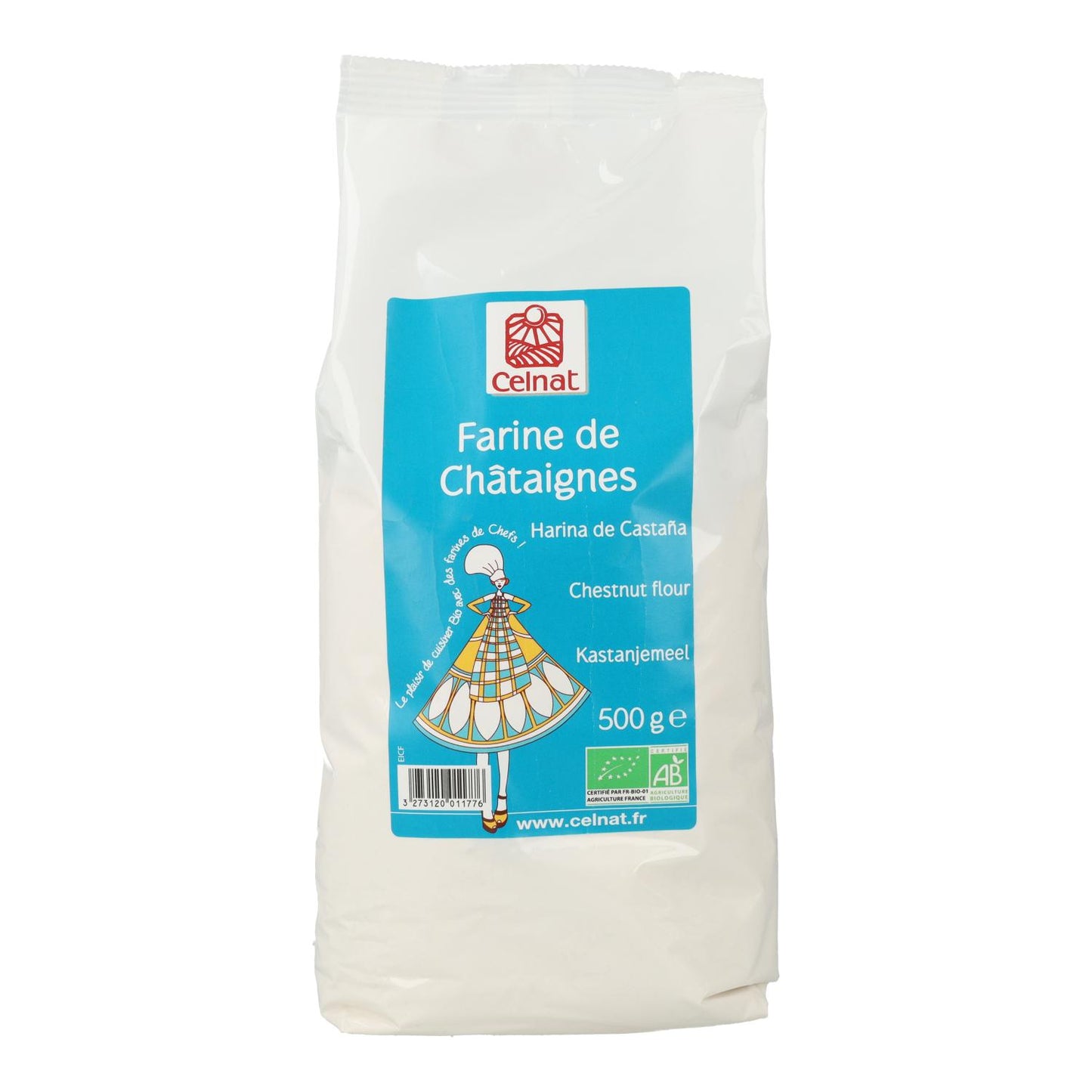 Farina di castagne biologica Celnat 500 g