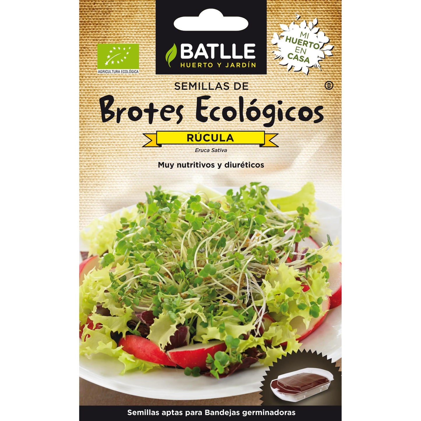 Graines de roquette bio pour germes Batlle