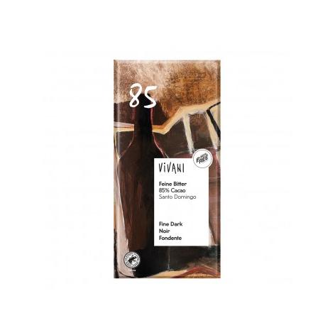 Cioccolato fondente 85% Santo Domingo BIO Vivani 80 g