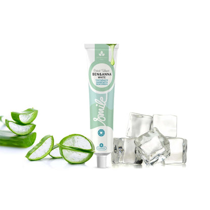 Dentifricio White al fluoro Ben & Anna tubetto 75 ml