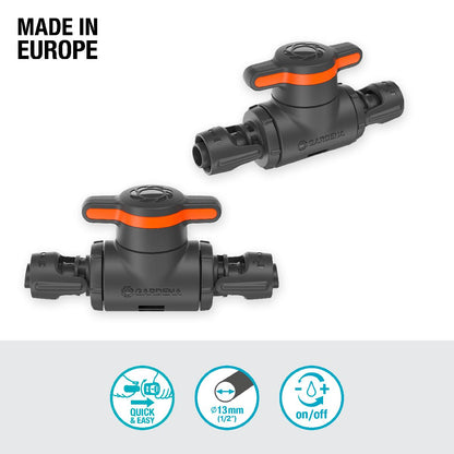 Absperr-/Regulierventil 13 mm (1/2") Microdripsystem Gardena
