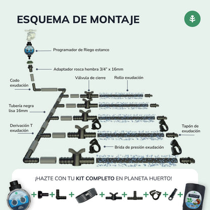 Exsudationsrulle Agro Planeta Huerto 25 m