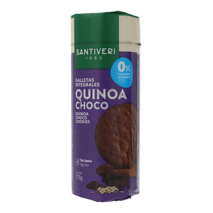 Wholemeal Quinoa/Chocolate Biscuits 0% Sugar Santiveri 175 g