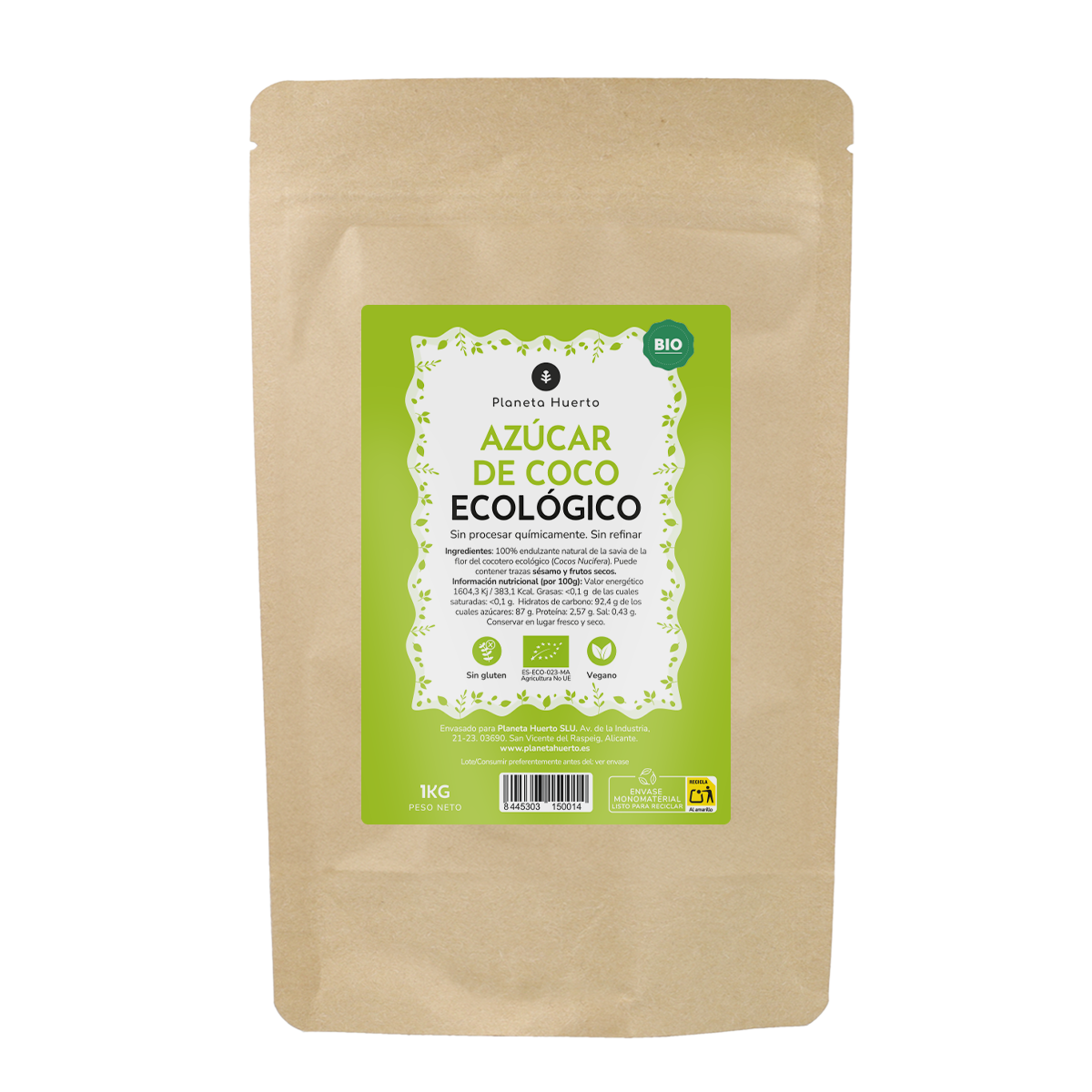 Cukier kokosowy ECO Planeta Huerto