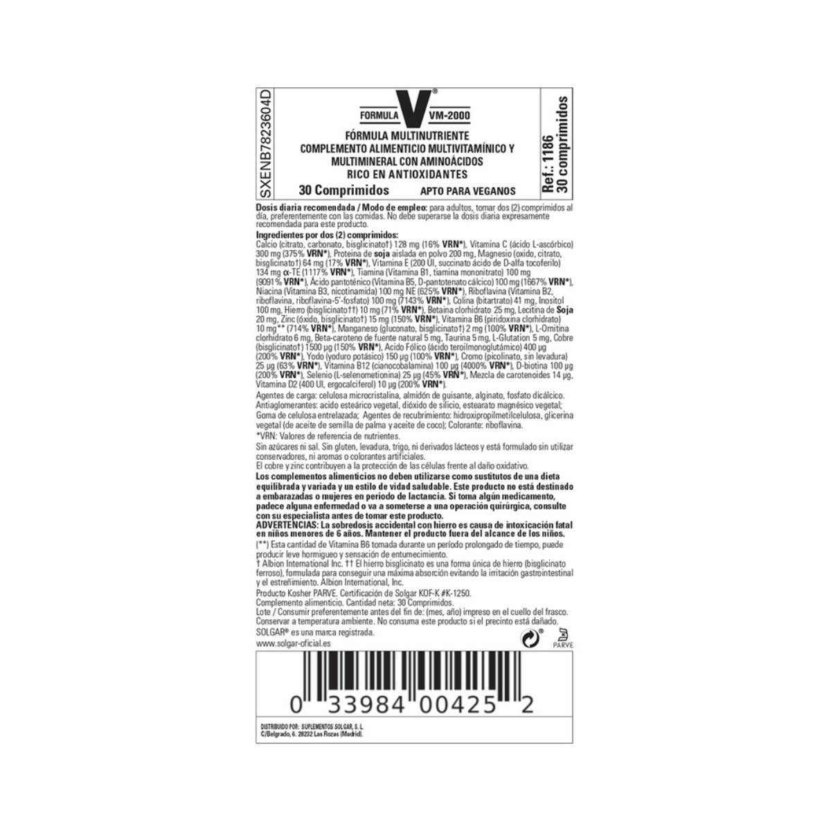 VM-2000 Formula 90 tablets