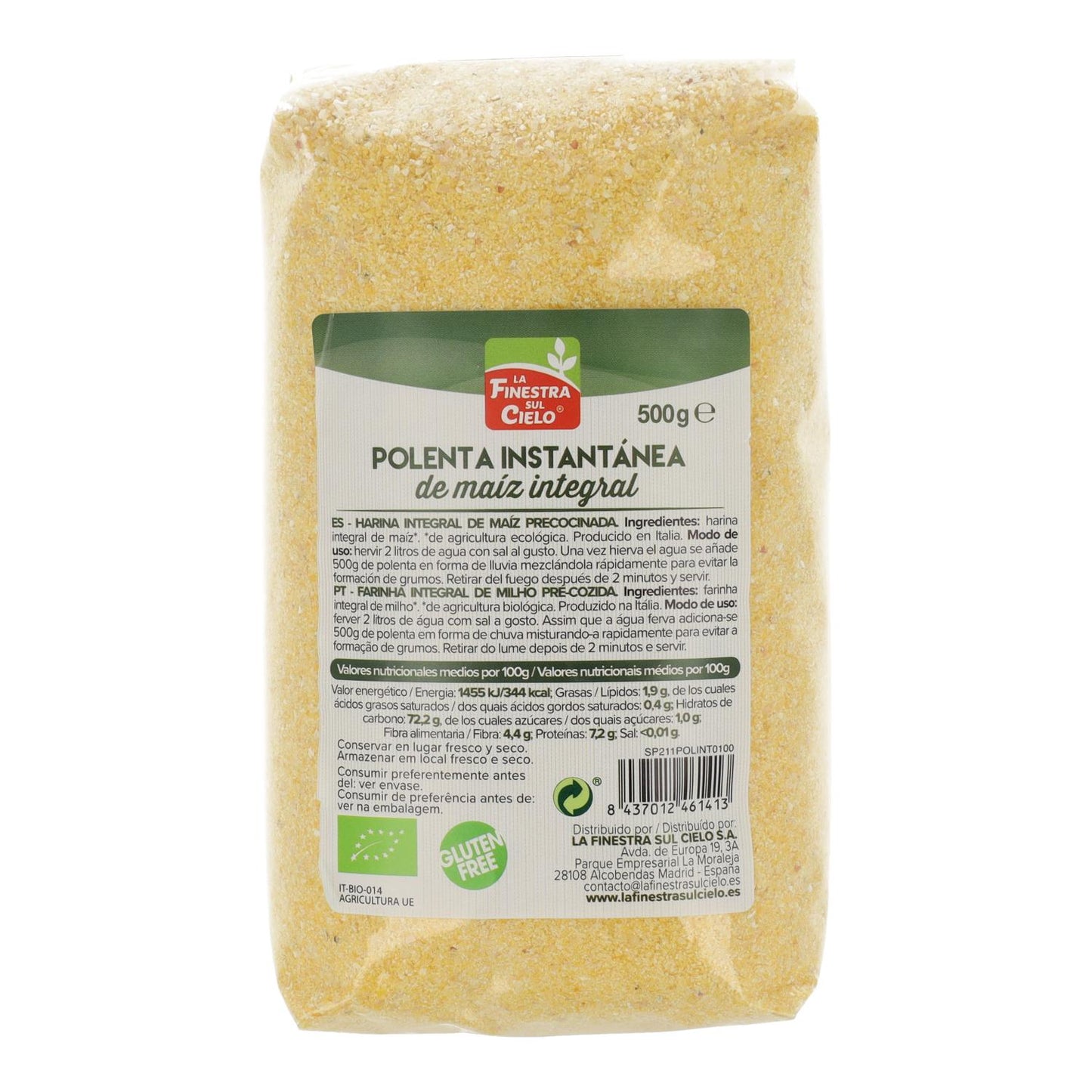 Instant-Vollkornpolenta La Finestra Sul Cielo 500 g