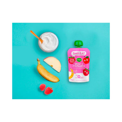 ECO Smileat Yoghurt and Raspberry pouch 100 g