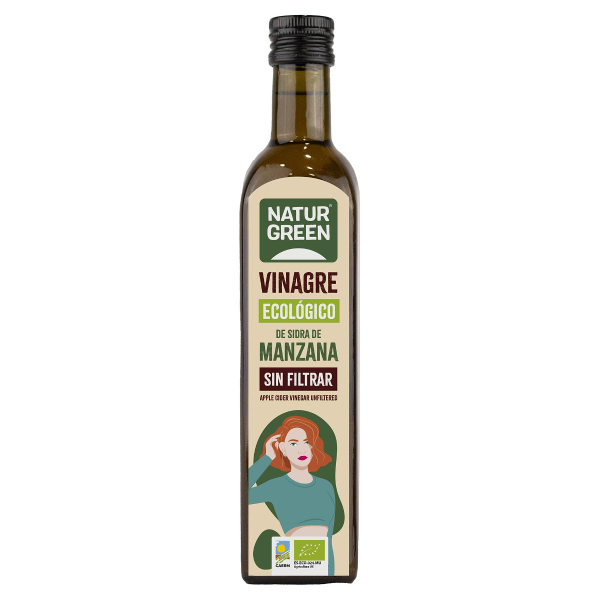 NaturGreen Organic Unfiltered Apple Cider Vinegar 500 ml