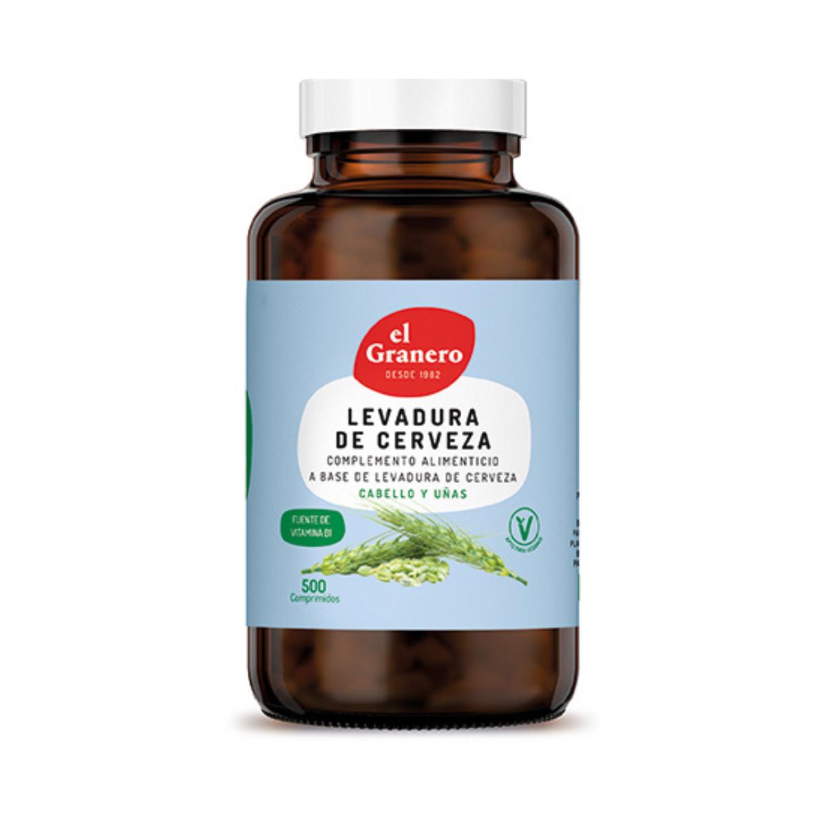Levure de bière El Granero, 500 comprimés de 400 mg