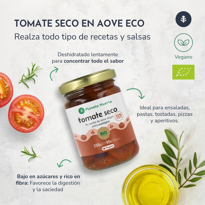 Getrocknete Tomaten in nativem Olivenöl extra ECO Planeta Huerto 155 g