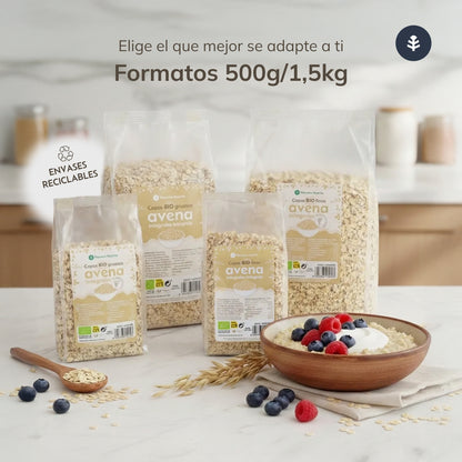 Flocons d'avoine grossiers sans gluten ECO Planeta Huerto 1,5 Kg