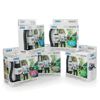 Samorozciągający się wąż z tkaniny Aquapop Easy szary GF 20 m