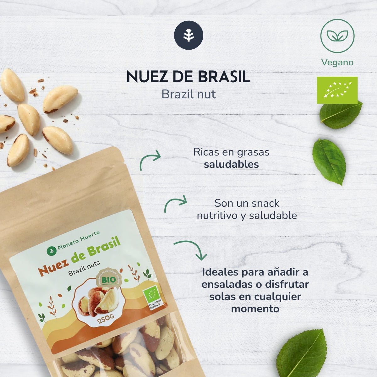 Orzech brazylijski ECO Planeta Huerto 250 g