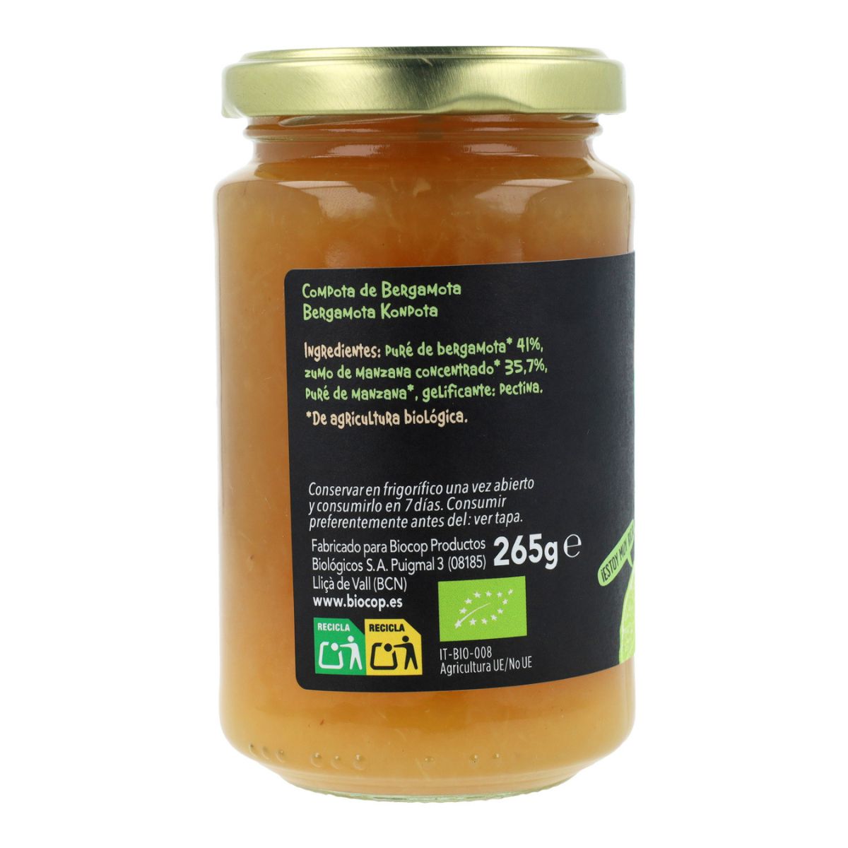 Kompot z bergamotki Biocop 265 g