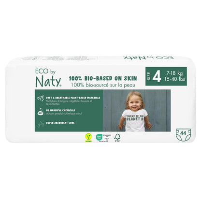 Couches T4 Naty 7-18 kg, 44 unités